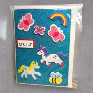 KARTKA RĘCZNIE ROBIONA NA URODZINY