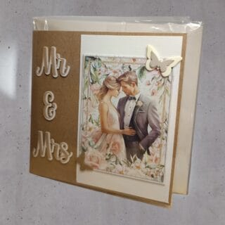 KARTKA RĘCZNIE ROBIONA NA ŚLUB