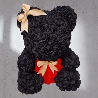 MIŚ Z RÓŻ PIANKOWYCH 35CM - WALENTYNKI