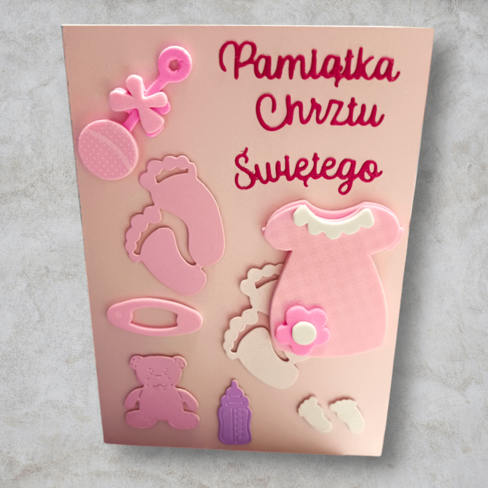 kartka na pamiątkę chrztu świętego