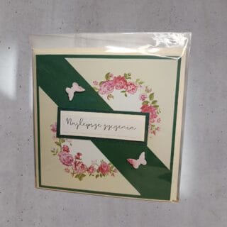 NA URODZINY KARTKA RĘCZNIE ROBIONA