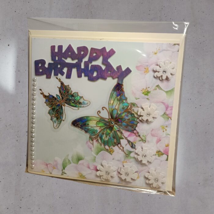 NA URODZINY KARTKA RĘCZNIE ROBIONA