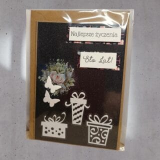 NA URODZINY KARTKA RĘCZNIE ROBIONA