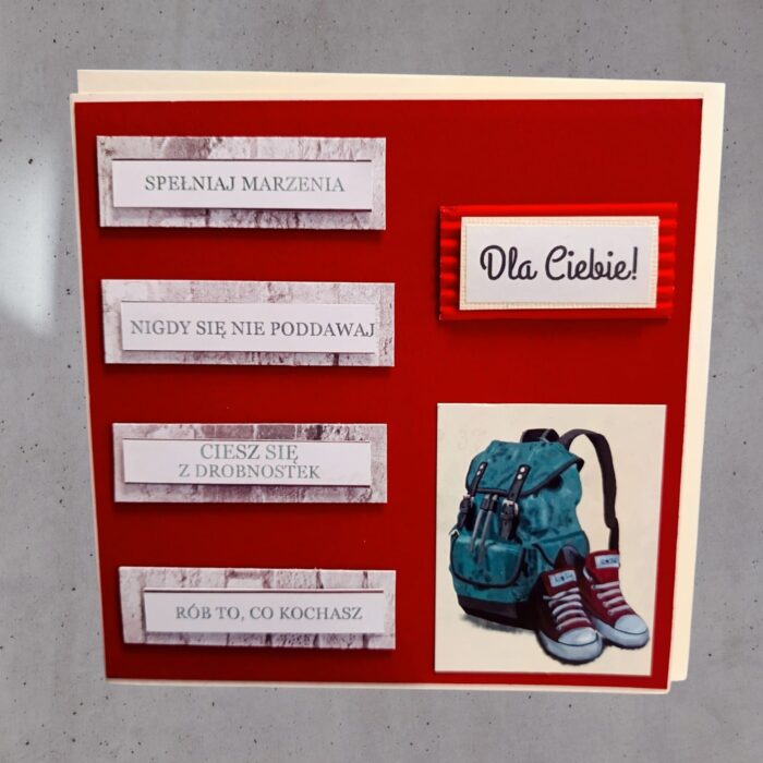 NA URODZINY KARTKA RĘCZNIE ROBIONA