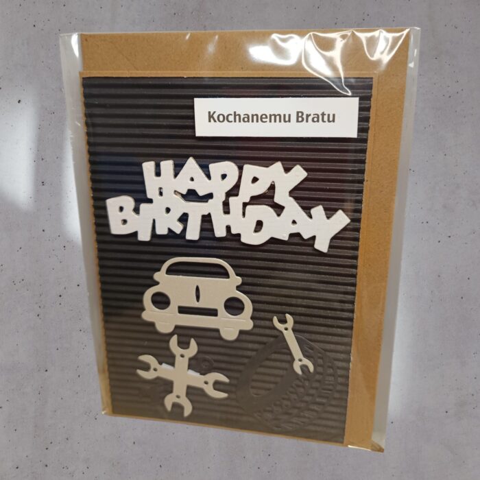 KARTKA DLA BRATA MECHANIKA NA URODZINY