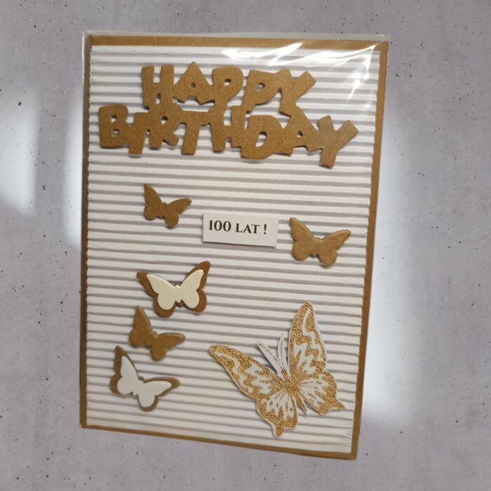 NA URODZINY KARTKA RĘCZNIE ROBIONA