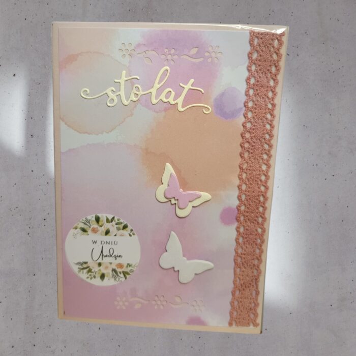 NA URODZINY KARTKA RĘCZNIE ROBIONA