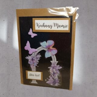 KARTKA DLA MAMY NA URODZINY RĘCZNIE ROBIONA