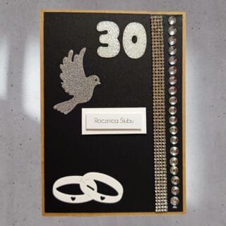 30 ROCZNICA ŚLUBU KARTKA