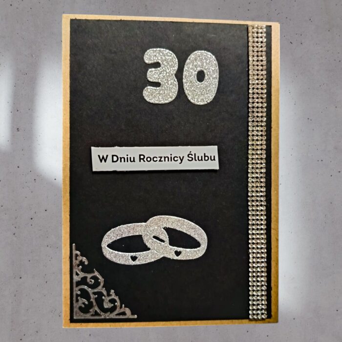 30 ROCZNICA ŚLUBU KARTKA