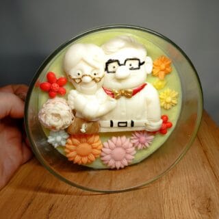 ŚWIECA SOJOWA DLA BABCI I DZIADKA