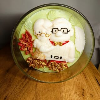 ŚWIECA SOJOWA DLA BABCI I DZIADKA - PREZENT