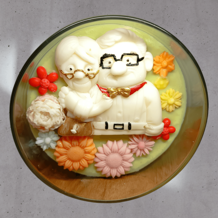 ŚWIECA SOJOWA DLA BABCI I DZIADKA