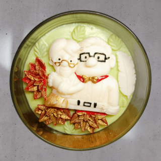 ŚWIECA SOJOWA DLA BABCI I DZIADKA - PREZENT