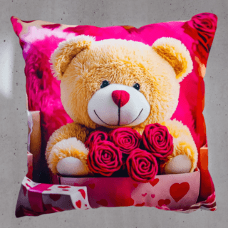 PODUSZKI WALENTYNKOWE Z MISIAMI