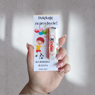 PODZIĘKOWANIA DLA GOŚCI URODZINY 