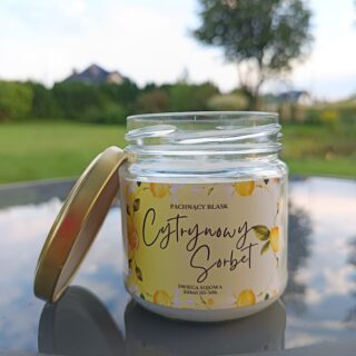 ŚWIECA SOJOWA CYTRYNOWY SORBET 210ML 