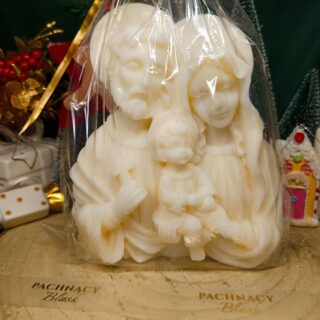 ŚWIECA SOJOWA ŚWIĘTA RODZINA - DEKORACYJNA