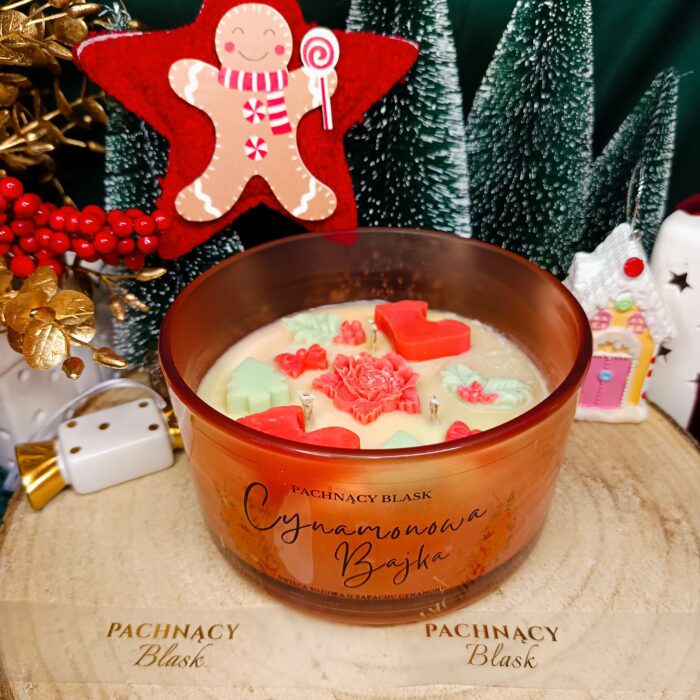 ŚWIECA SOJOWA CYNAMONOWA BAJKA