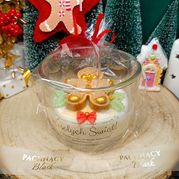 ŚWIECA ŚWIĄTECZNA MARCEPAN