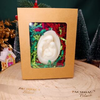 BOX ŚWIĄTECZNY STAJENKA - ŚWIECA SOJOWA