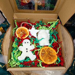 BOX ŚWIĄTECZNY ZE ŚWIECAMI 