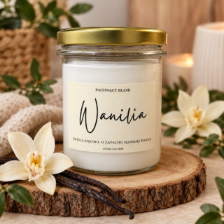 ŚWIECA SOJOWA WANILIA 350ML