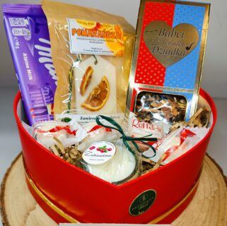 ZESTAW PREZENTOWY DLA BABCI I DZIADKA W SERCU