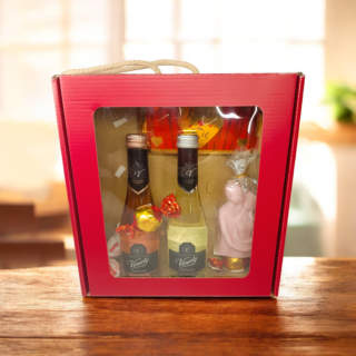 ZESTAW UPOMINKOWY DLA DZIEWCZYNY ZE ŚWIECĄ - WALENTYNKI