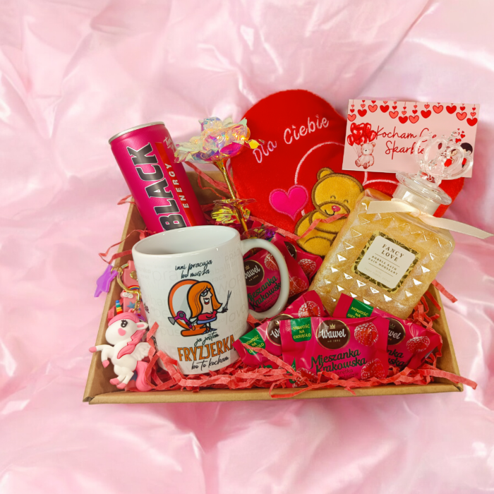 ZESTAW UPOMINKOWY DLA FRYZJERKI